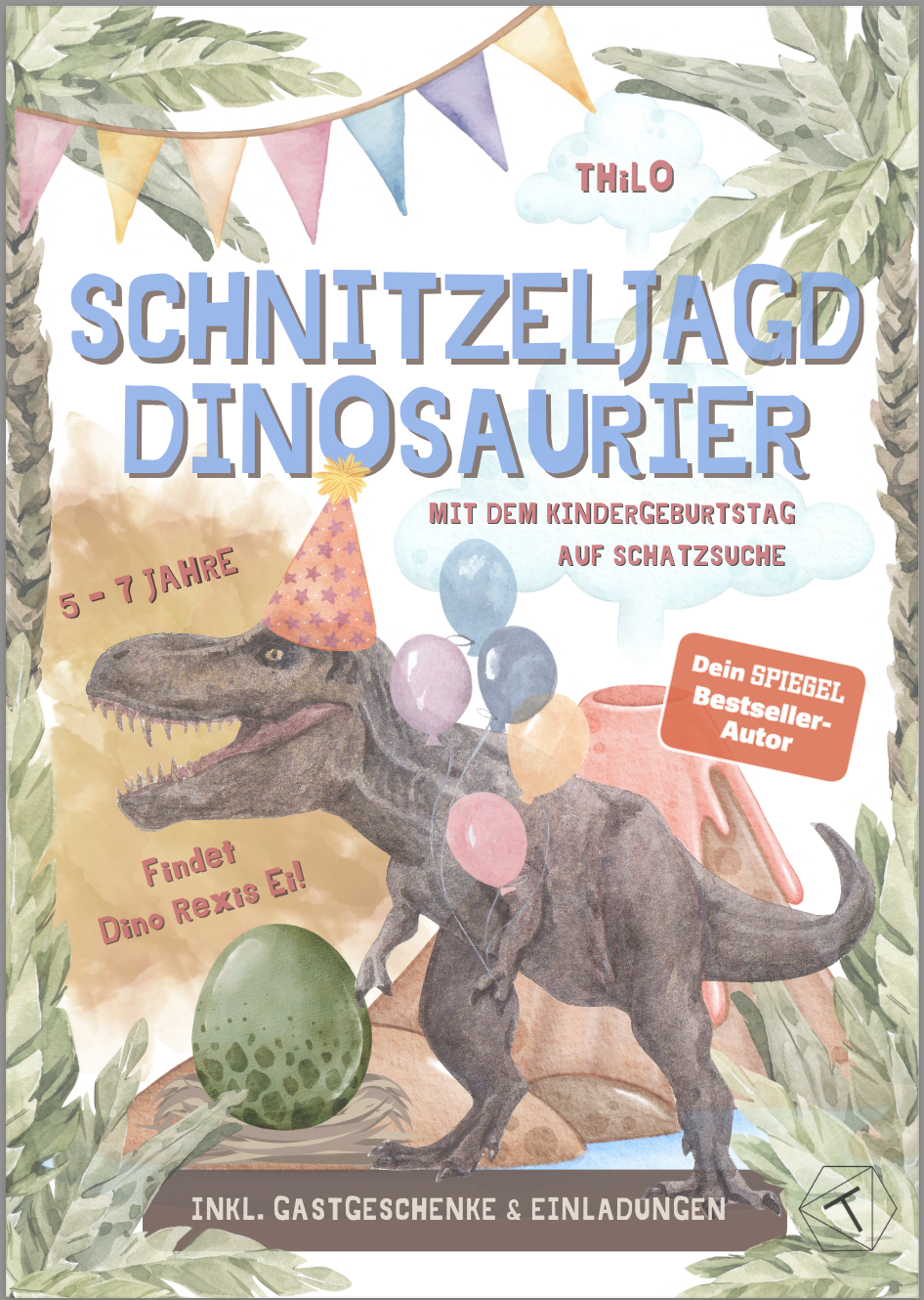 Schnitzeljagd Dinosaurier - Buchcover