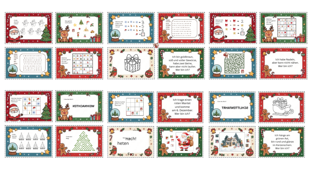 Rätsel adventskalender